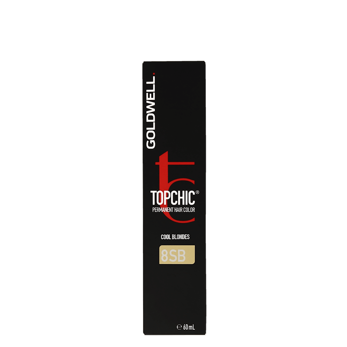 Goldwell Topchic 8SB Silver Blonde Cool Blondes Permanent Hair Color 60ml