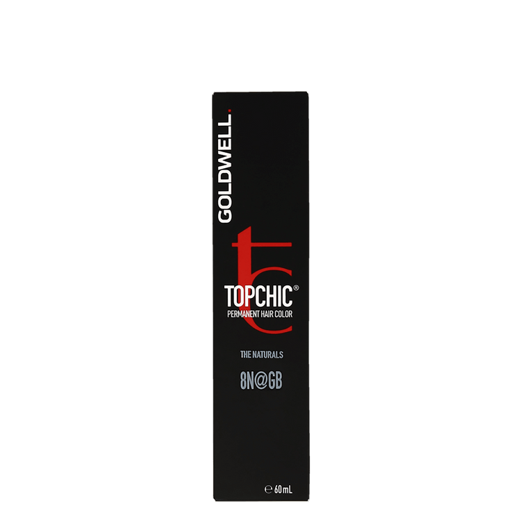 Goldwell Topchic 8N@GB Light Blonde @ Gold Beige The Naturals Permanent Hair Color 60ml