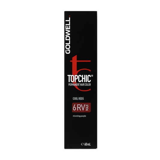 Goldwell Topchic Cool Reds 6RVMax Permanent Hair Color 60ml