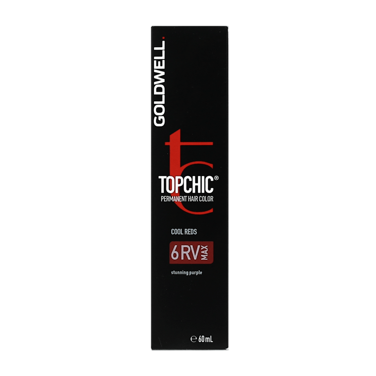 Goldwell Topchic Cool Reds 6RVMax Permanent Hair Color 60ml