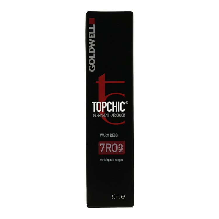 Goldwell Topchic Warm Reds 7RO Max Permanent Hair Color 60ml