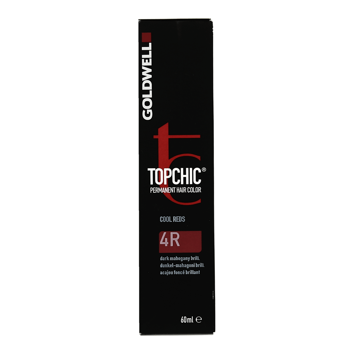 Goldwell Topchic Cool Reds 4R Permanent Hair Color 60ml