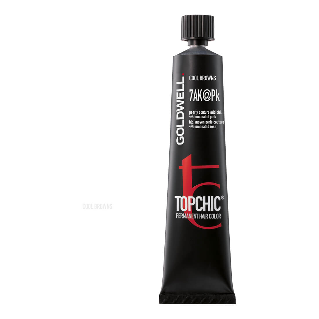 Goldwell Topchic Cool Browns 7BP@Pk Pearly Couture Medium Blonde Permanent Hair Colour 60ml
