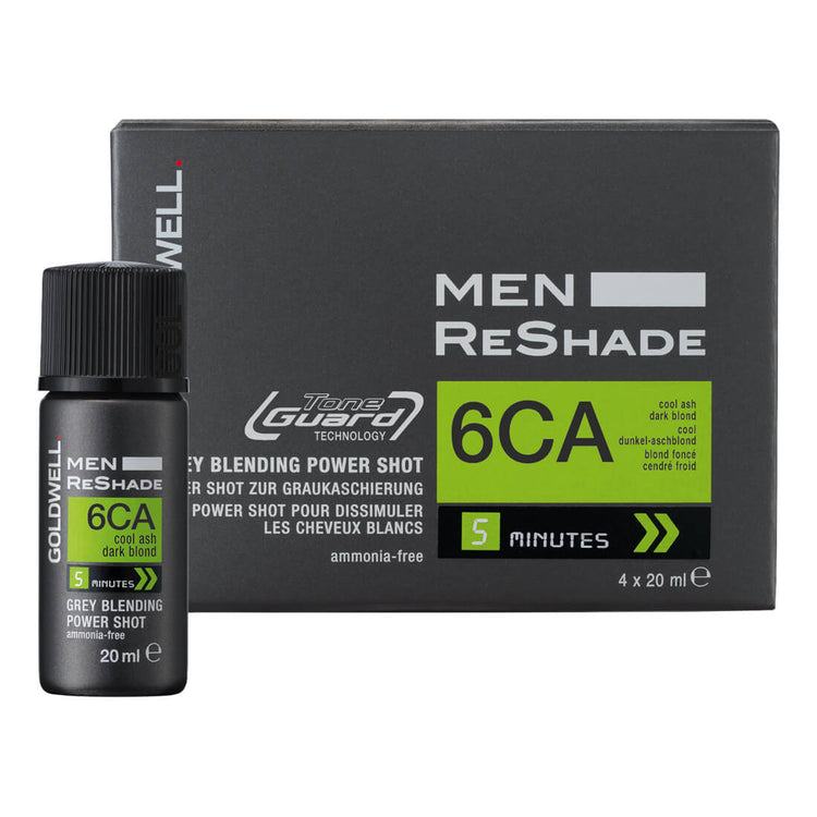 Goldwell Men ReShade 6CA Grey Blending Power Shot 5 Minutes 4 x 20ml
