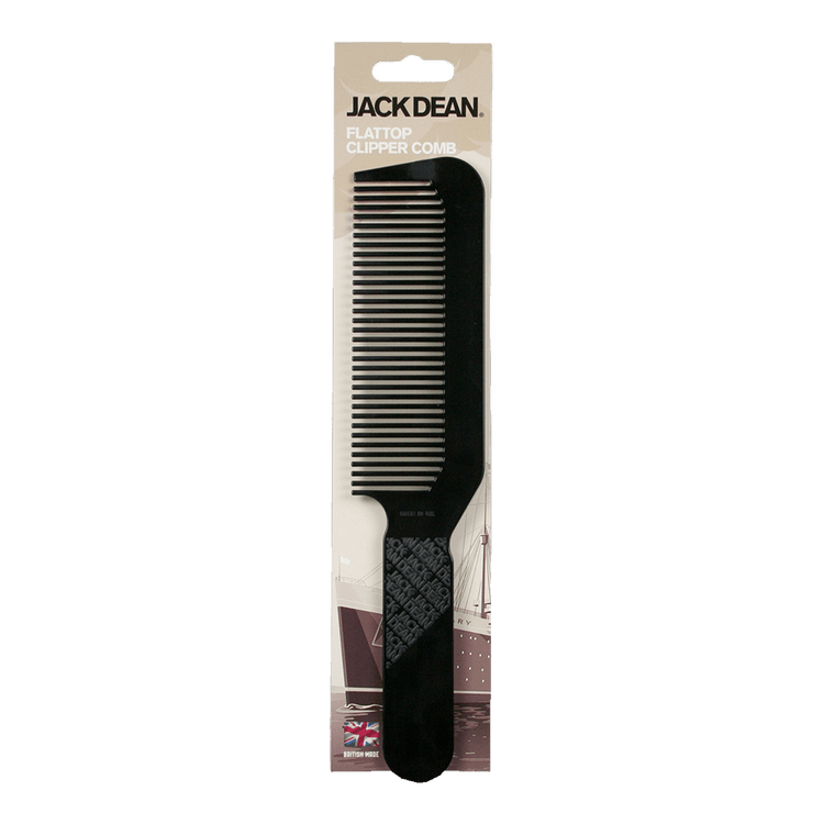 Jack Dean Flattop Clipper Comb Black