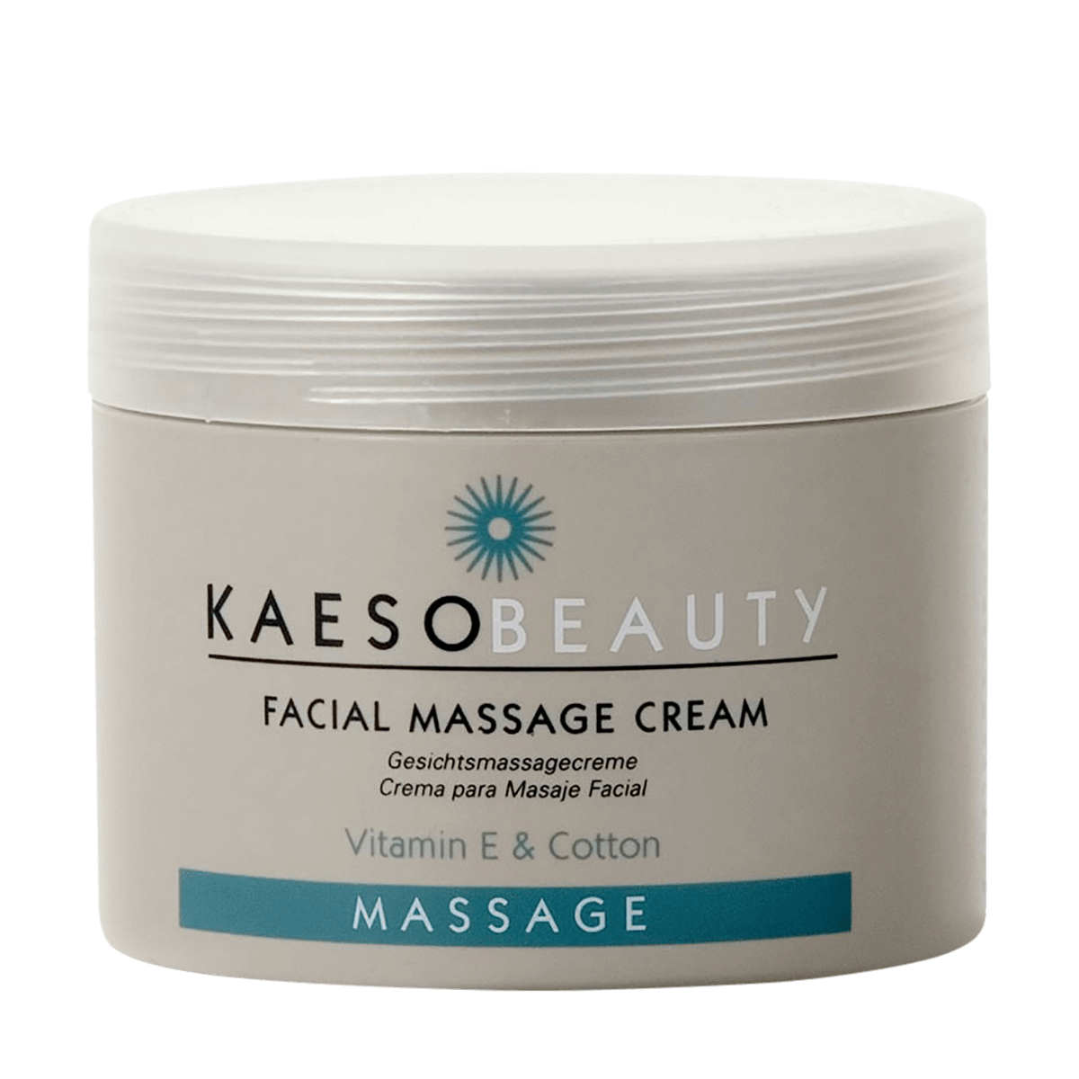 Kaeso Beauty Massage Facial Cream Vitamin E & Cotton 450ml