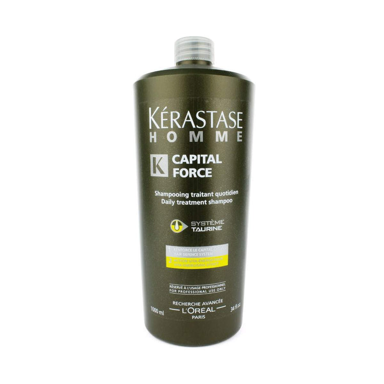 Kerastase Homme Capital Force Energising Daily Treatment Shampoo 1000ml