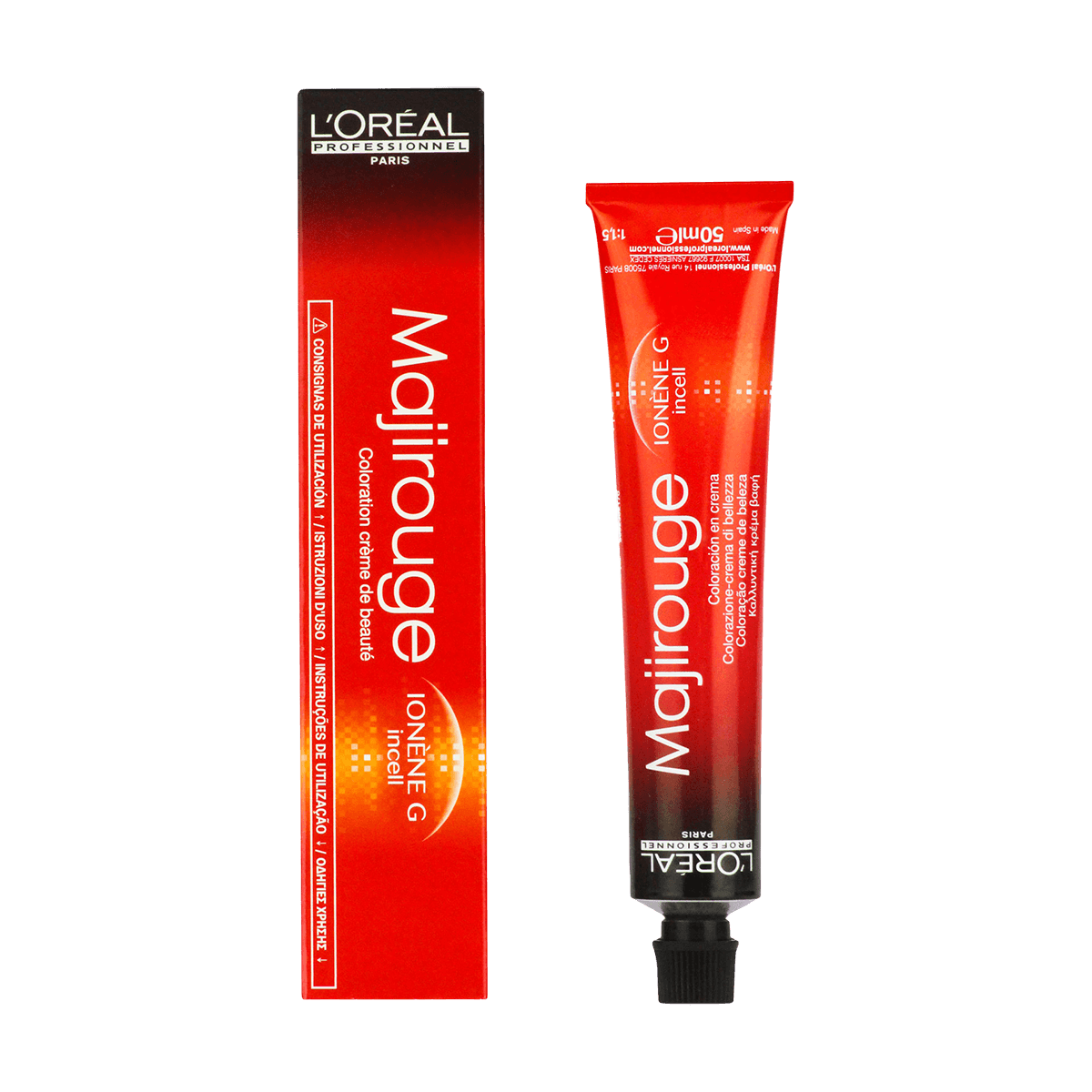 L'Oreal Professionnel Majirouge 4.60 Red Brown 50ml