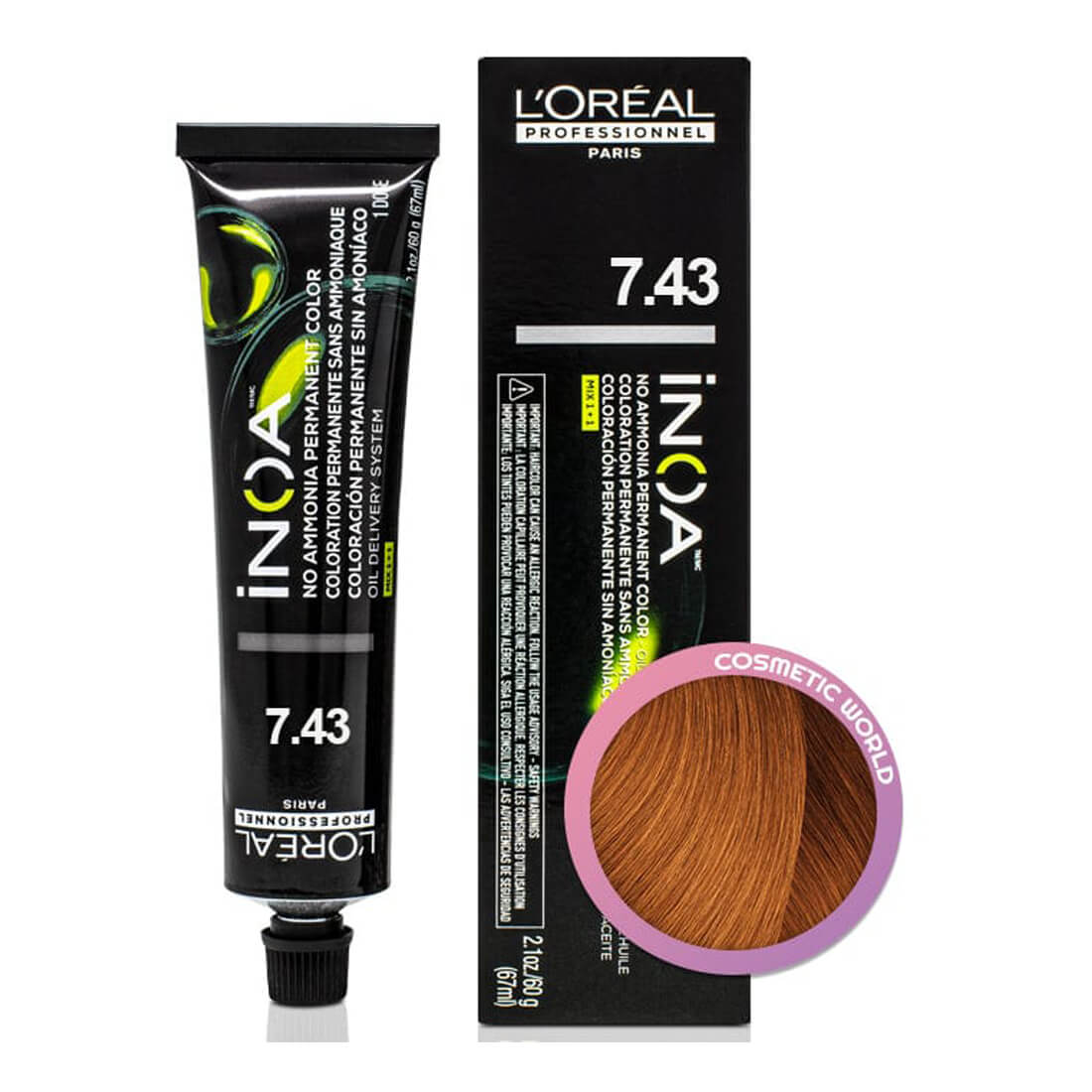 L'Oreal Professionnel Inoa 7.43 Copper Golden Blonde 60g