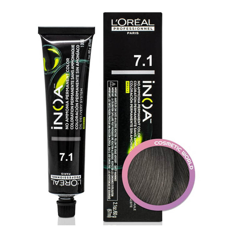 L'Oreal Professionnel Inoa 7.1 Ash Blonde 60g