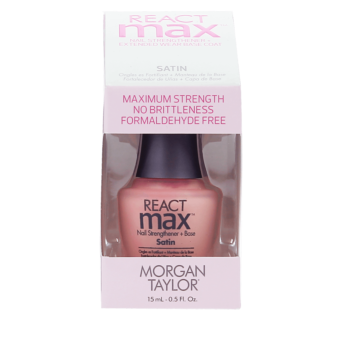 Morgan Taylor REACTmax Satin Nail Strengthener 15ml