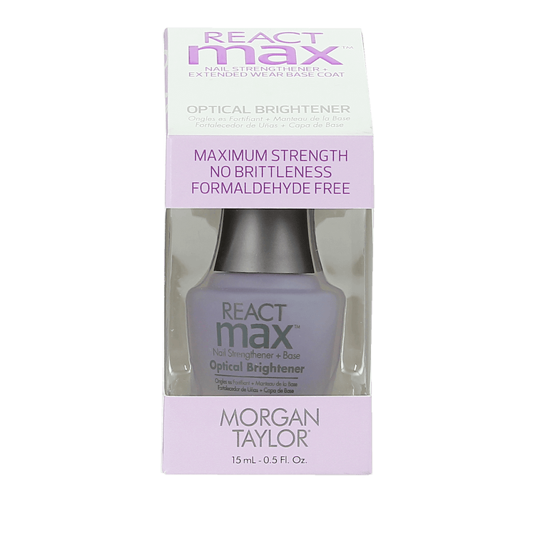 Morgan Taylor REACTmax Optical Brightener Nail Strengthener  15ml