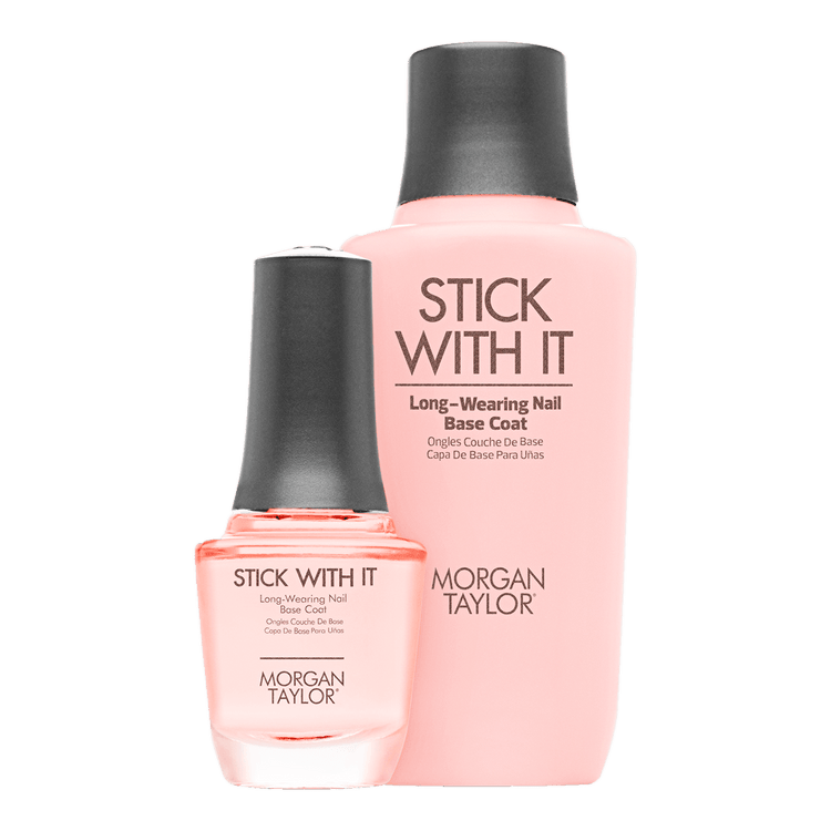 Morgan Taylor Stick With It Long-Wearing Nail Base Coat Kit