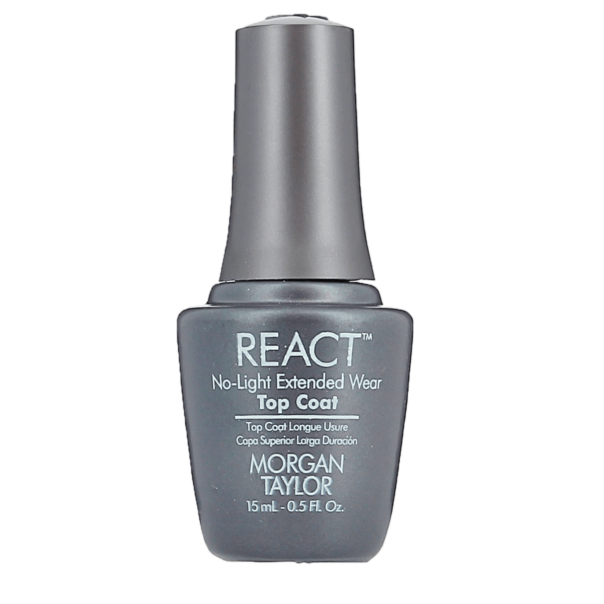 Morgan Taylor React No Light Extended Wear Top Coat 15ml
