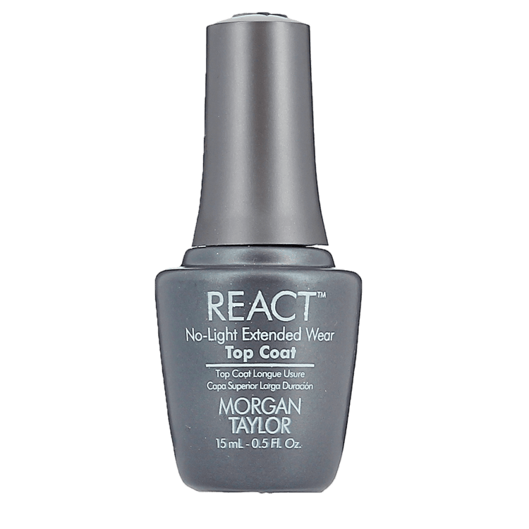 Morgan Taylor React No Light Extended Wear Top Coat 15ml