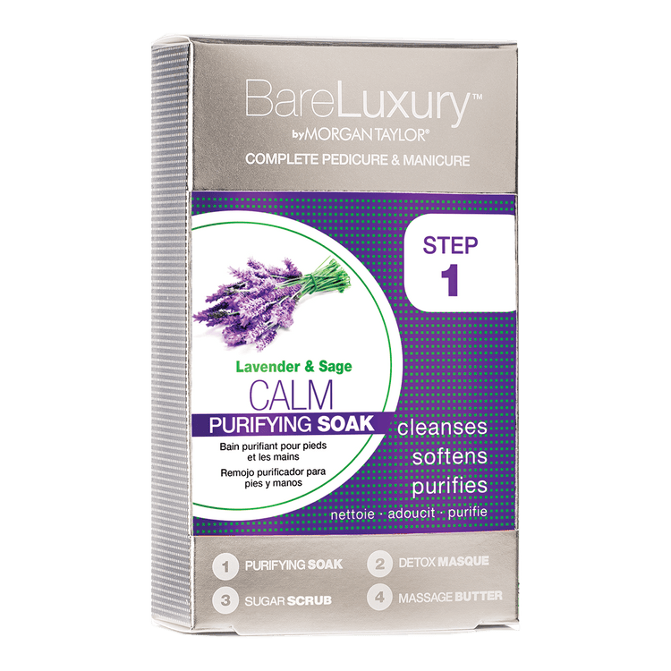 Morgan Taylor Bare Luxury Calm Lavender & Sage Pedicure & Manicure