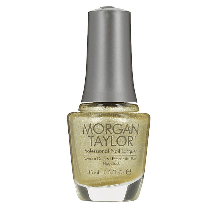 Morgan Taylor Give Me Gold Professional Nail Lacquer 15ml