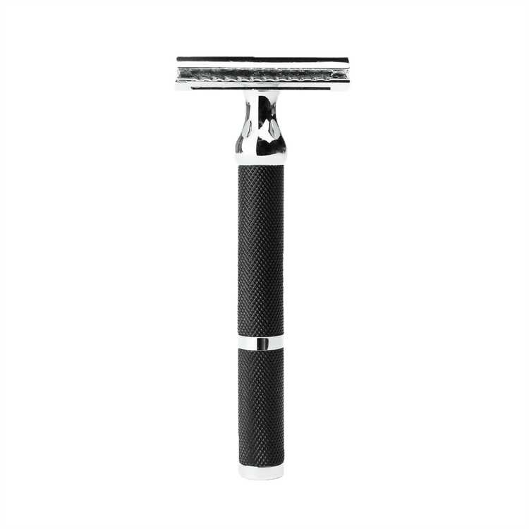 Parker 71R Black & Chrome Handle 3 Piece Safety Razor