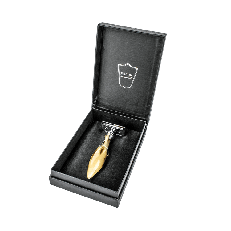 Parker 11R Ox Horn Three Piece Double Edge Safety Razor