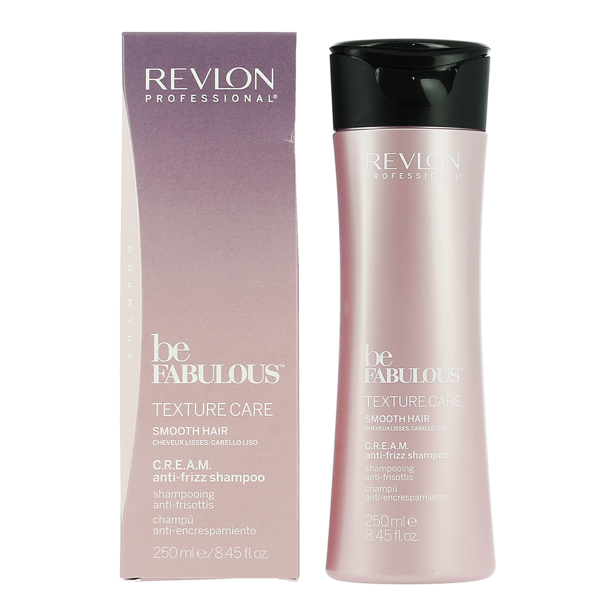 Revlon Be Fabulous Texture Care Smooth Hair Shampoo 250ml