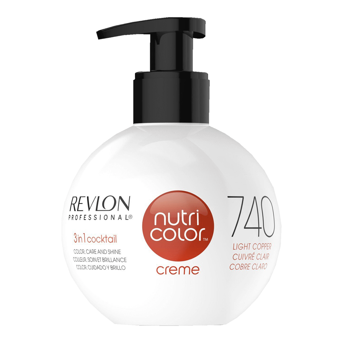 Revlon Professional Nutri Color Creme 740 Light Copper 270ml