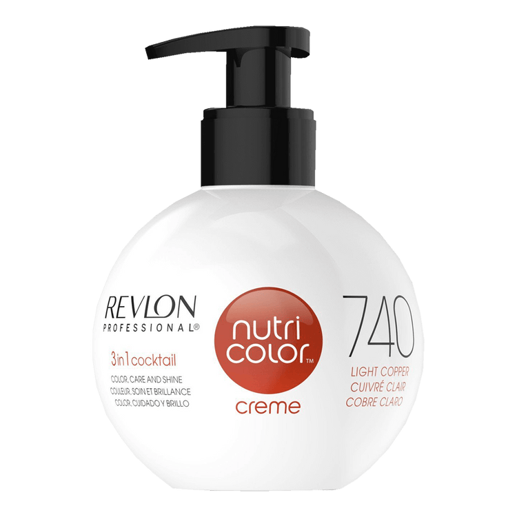 Revlon Professional Nutri Color Creme 740 Light Copper 270ml