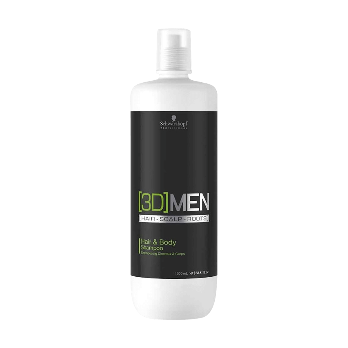 Schwarzkopf [3D]Men Hair & Body Shampoo 1000ml