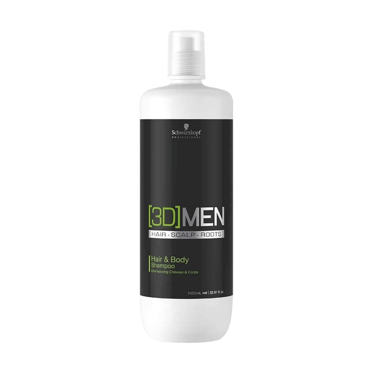 Schwarzkopf [3D]Men Hair & Body Shampoo 1000ml