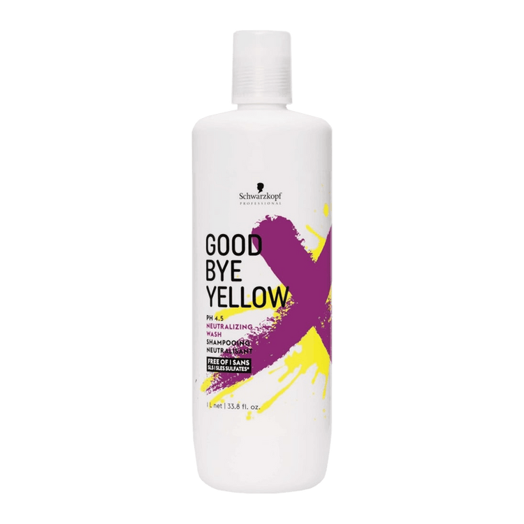 Schwarzkopf Goodbye Yellow pH 4.5 Neutralizing Wash Shampoo 1000ml