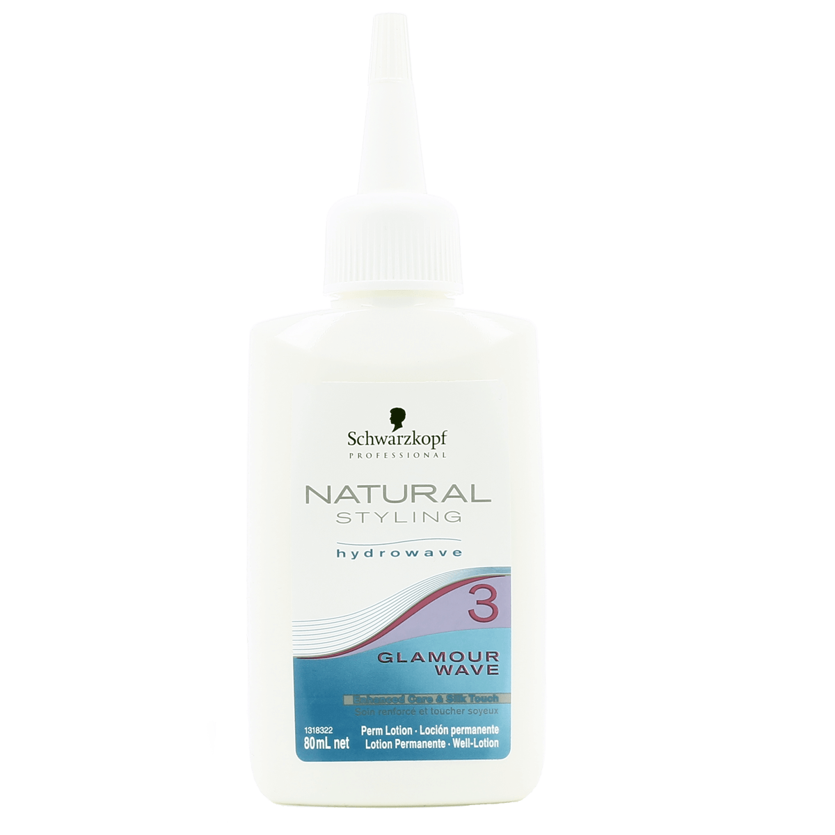 Schwarzkopf Professional 3 Natural Styling Glamour Wave Perm lotion 80ml
