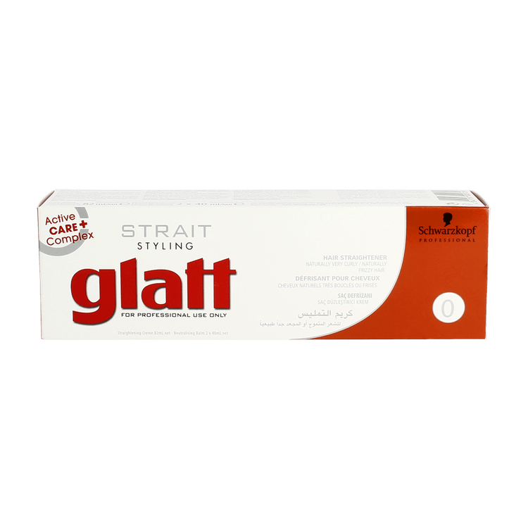 Schwarzkopf Strait Styling Glatt No 0 Straightening Creme for Frizzy Hair 2 x 40ml, 1 x 82ml