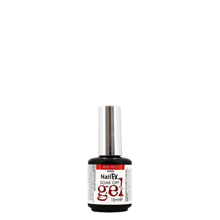 The Edge Nails NailFX Red Red Soak Off Gel 15ml