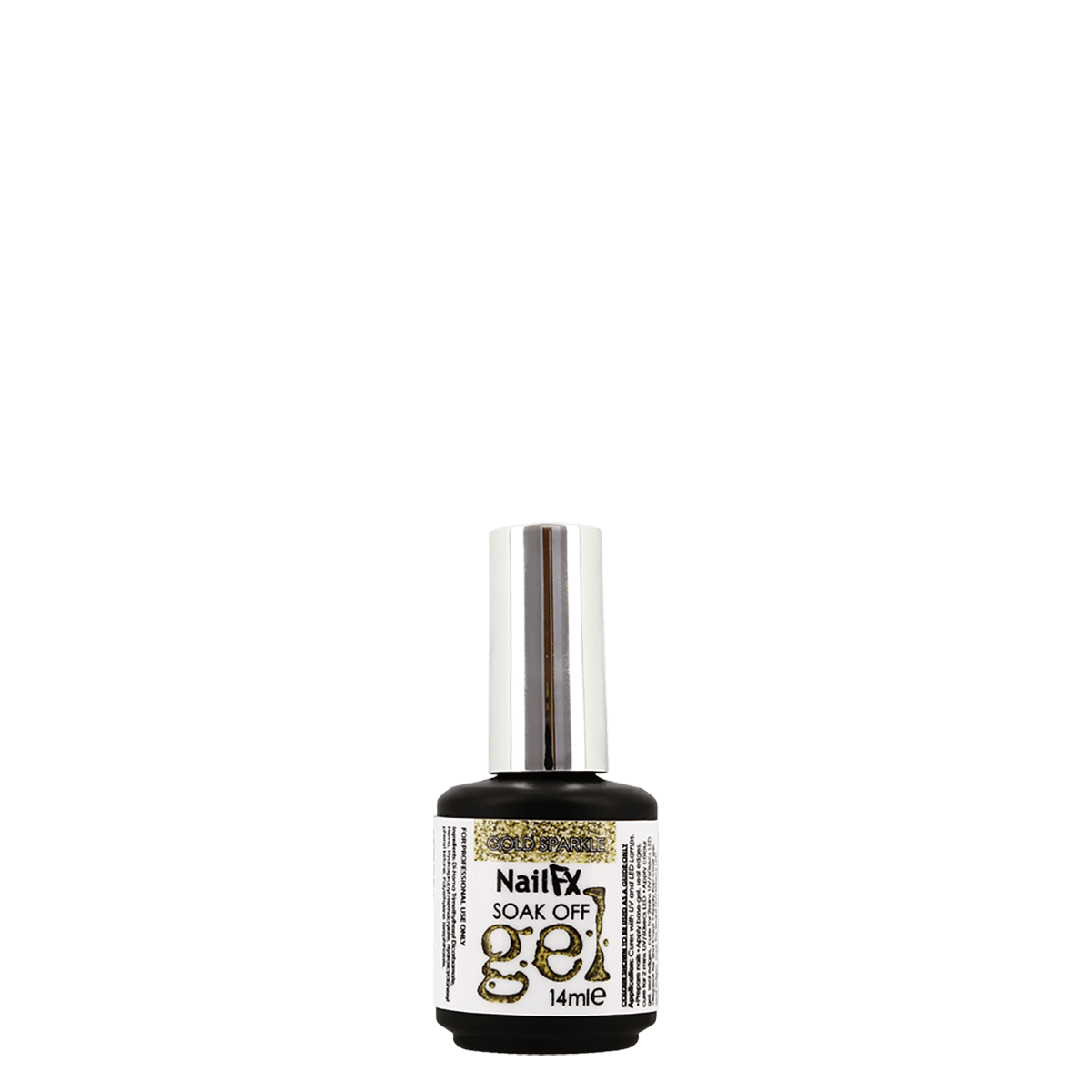 The Edge Nails NailFX Gold Sparkle Soak Off Gel 14ml