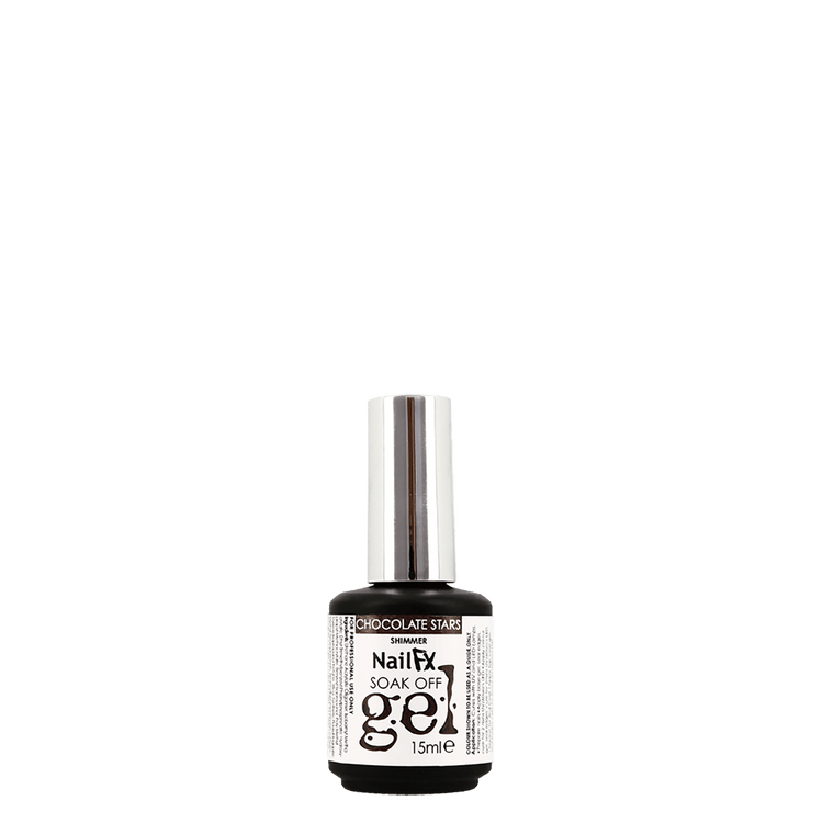 The Edge Nails NailFX Chocolate Stars Soak Off Gel 15ml