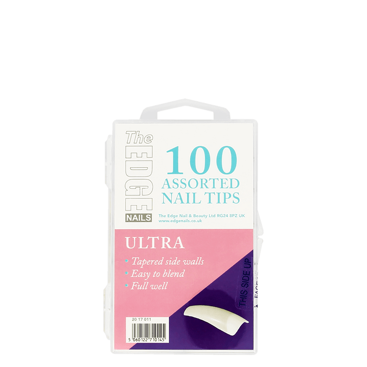 The Edge Nails Ultra Tips x 100 Assorted