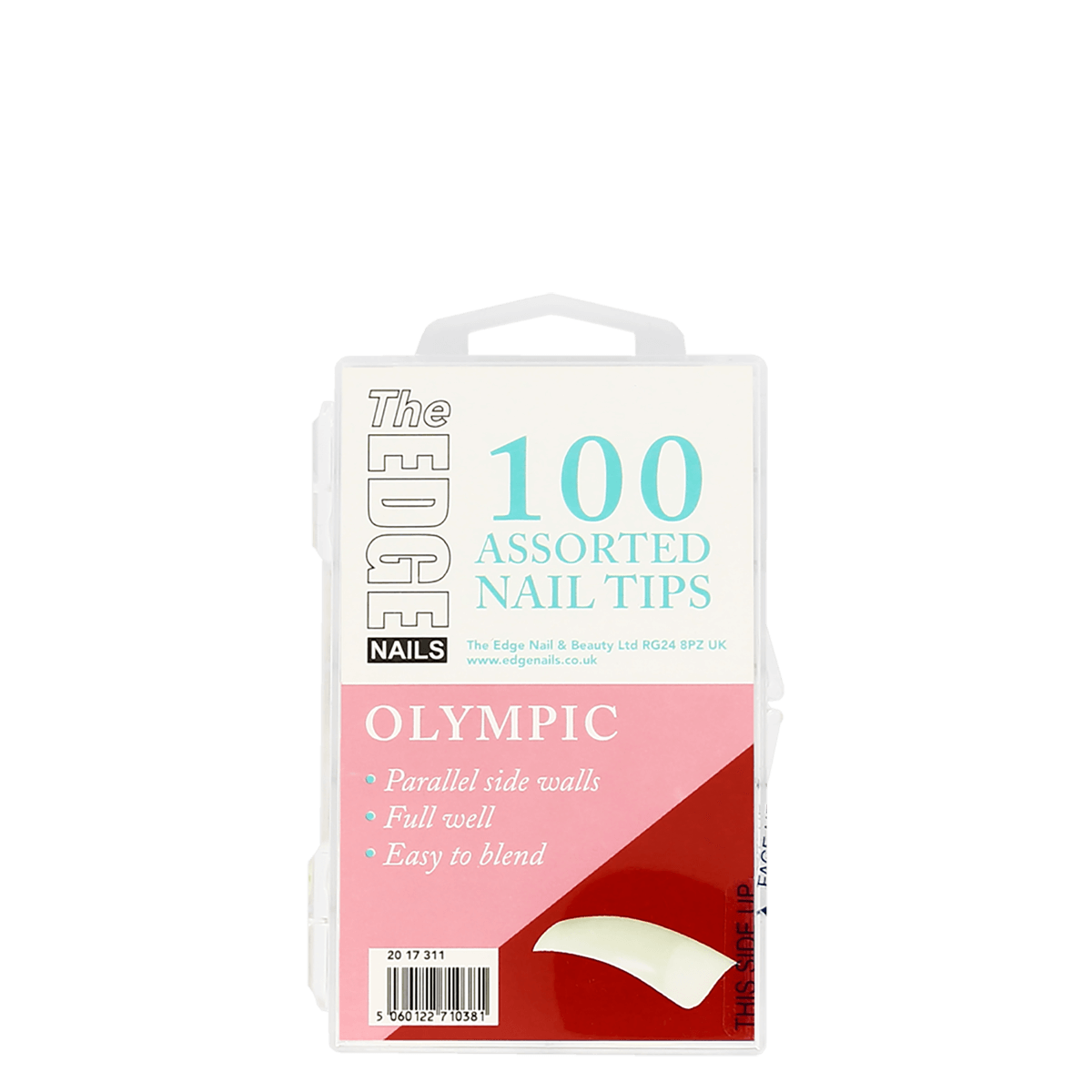 The Edge Nails Olympic Tips x 100 Assorted
