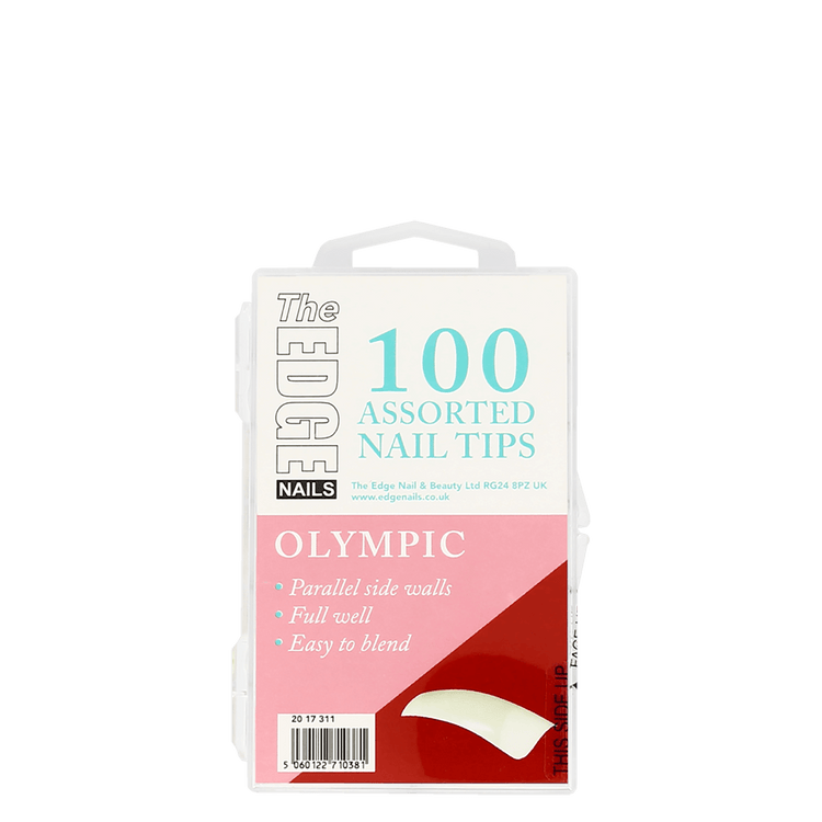 The Edge Nails Olympic Tips x 100 Assorted