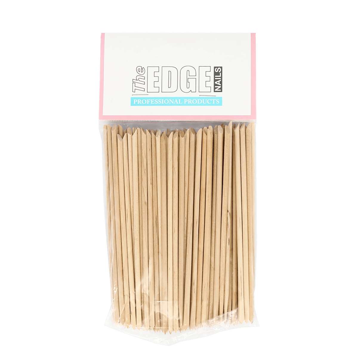 The Edge Nails Wooden Manicure Sticks x 100