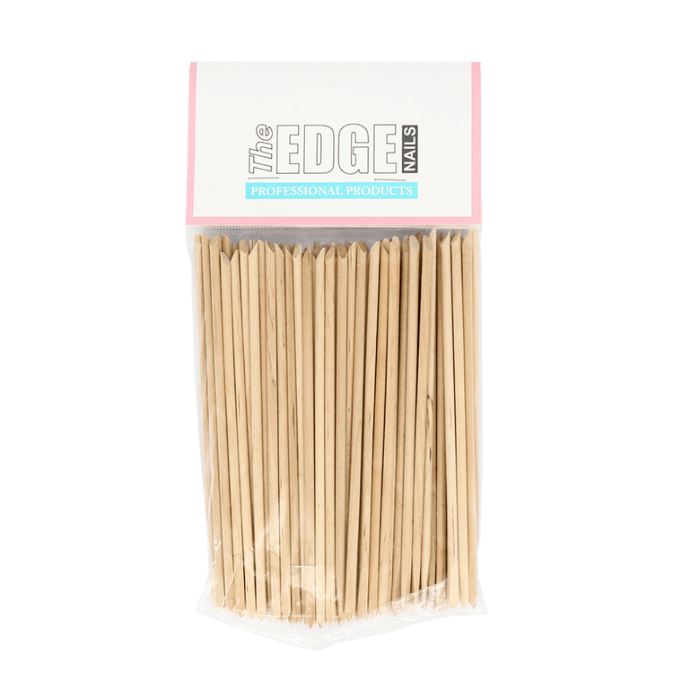 The Edge Nails Wooden Manicure Sticks x 100