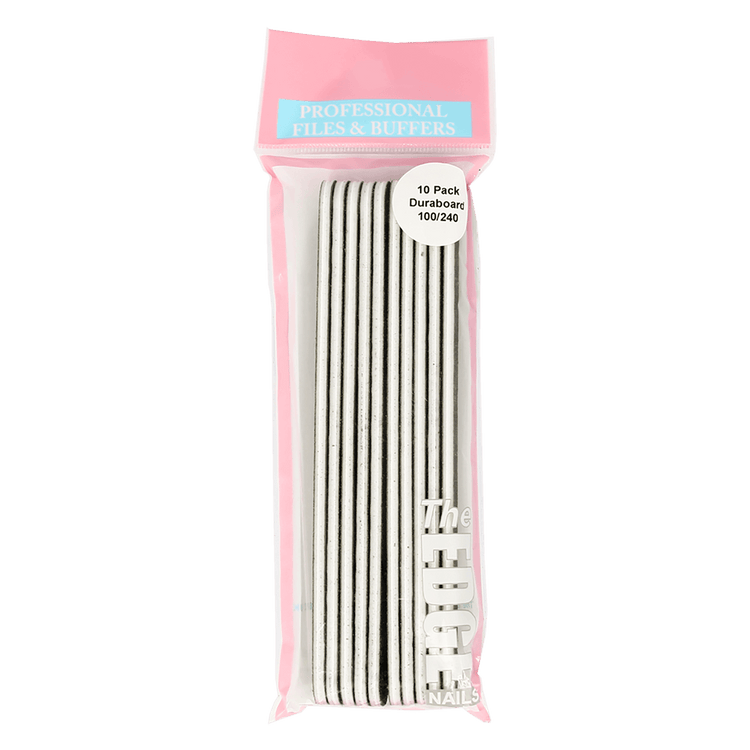 The Edge Nails Duraboard 100/240 File 10 Pack