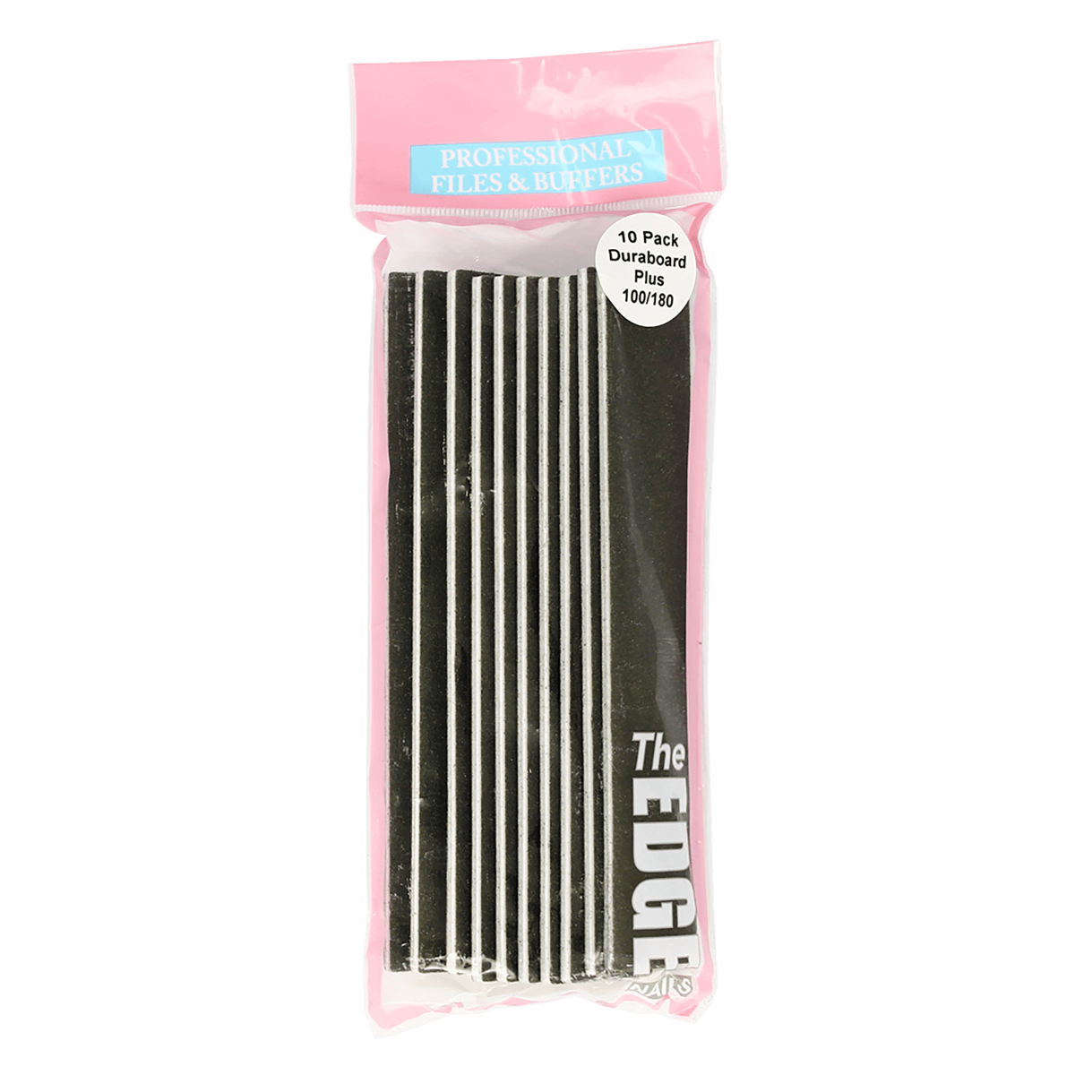 The Edge Nails Duraboard Plus 100/180 File 10 Pack