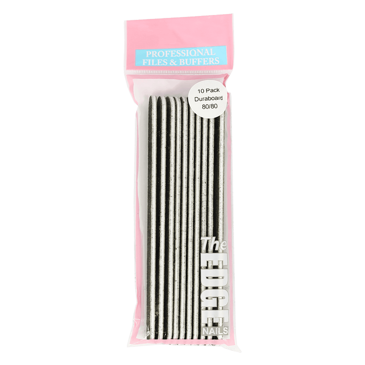 The Edge Nails Duraboard 80/80 File 10 Pack
