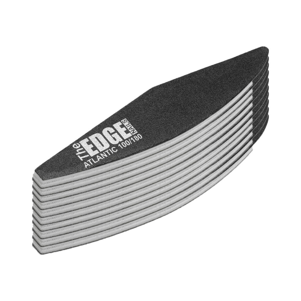 The Edge Nails Atlantic File 100/180 Grit (10 Pack)