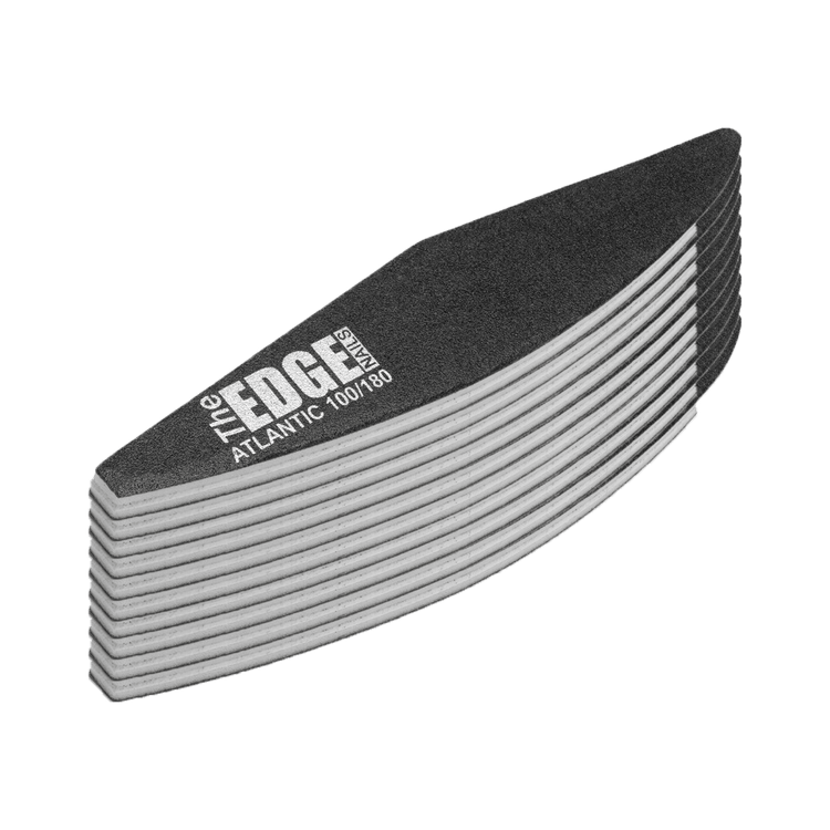 The Edge Nails Atlantic File 100/180 Grit (10 Pack)