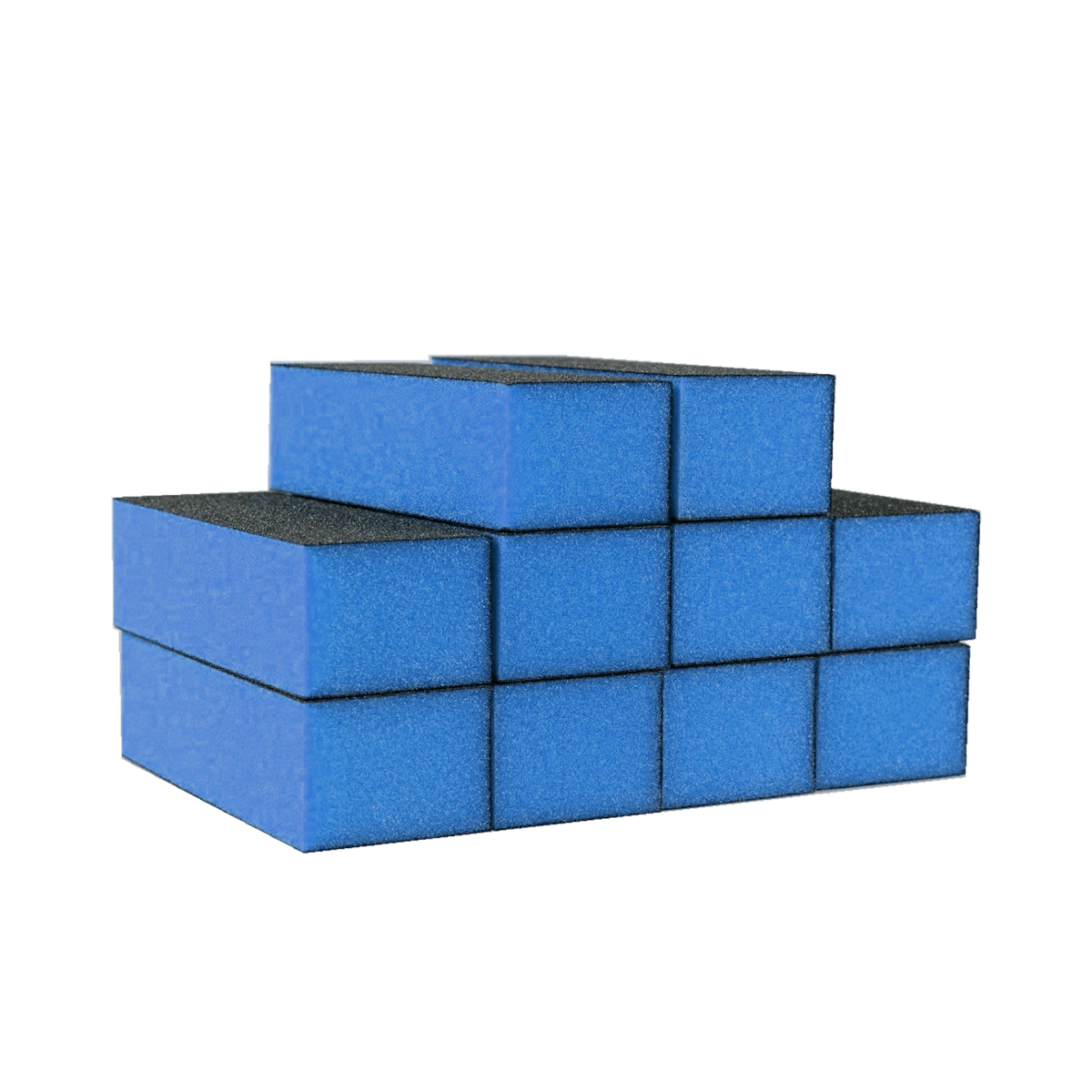 The Edge Nails Blue Sanding Block 300 Grit (10 Pack)
