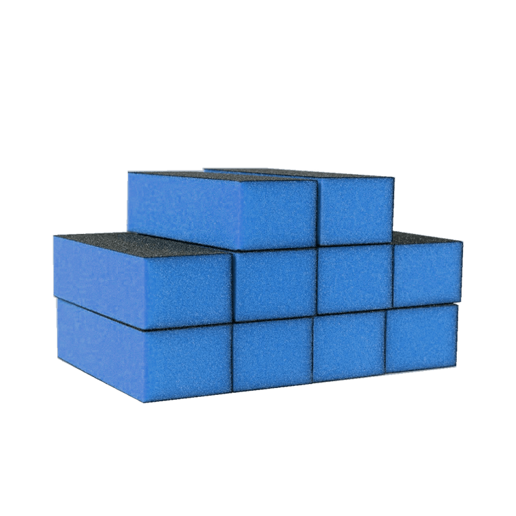 The Edge Nails Blue Sanding Block 300 Grit (10 Pack)