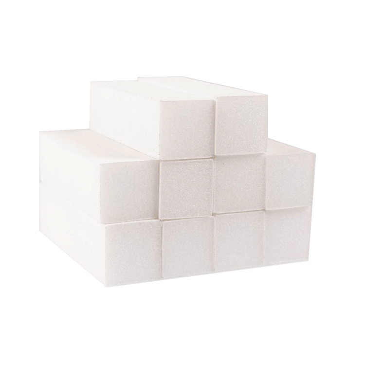 The Edge Nails White Block (10 Pack)
