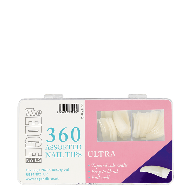 The Edge Nails Ultra Assorted Nail Tips (360 Pack)