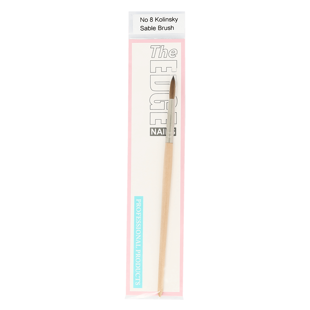 The Edge Nails No.8 Kolinsky Sable Brush