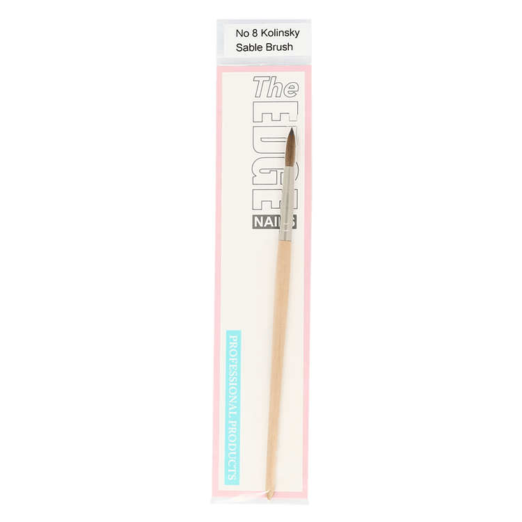 The Edge Nails No.8 Kolinsky Sable Brush
